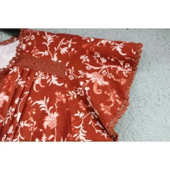 Knox Rose Tiered Hi-Lo Boho Dress-New w/Tags-Size XL - Picture 6 of 9